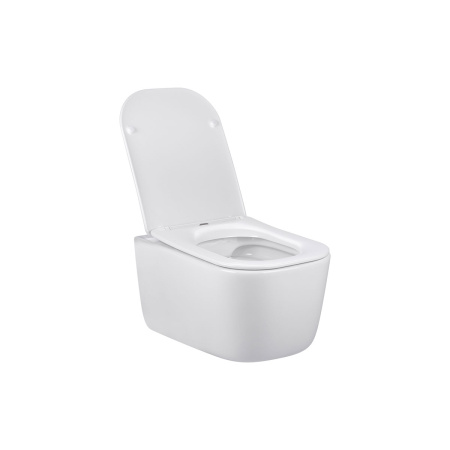 Унитаз подвесной Vincea Core VT1-28 белый с сиденьем микролифт безободковый душевой смыв