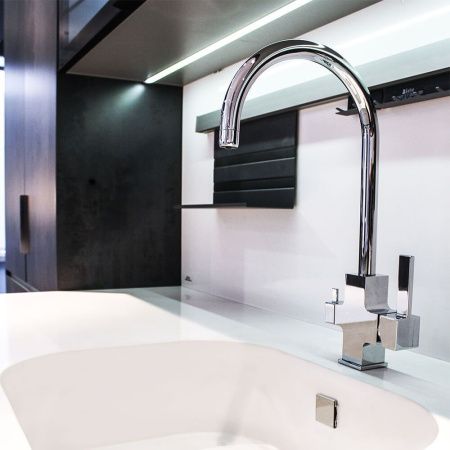 Смеситель для кухни Clever Square 60151 на мойку хром