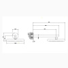 Верхний душ Gessi Goccia 33756#031 30х30 хром