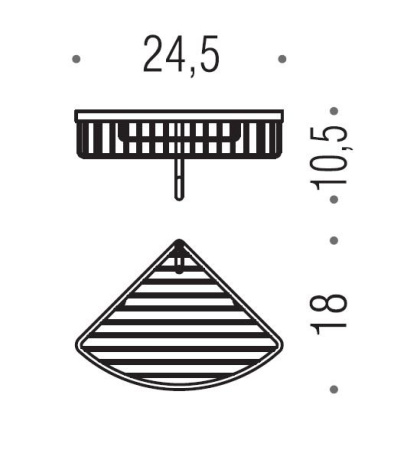 Полка Colombo Angolari B9616.CR