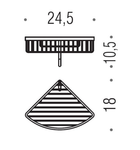 Полка Colombo Angolari B9616.CR - фото 2