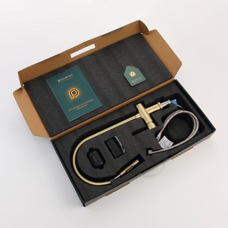 Смеситель для кухни Splenka S204 S204.49.03 на мойку золото