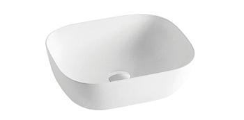 Раковина керамическая Art&Max AM110-T 50х40 накладная цвет белый