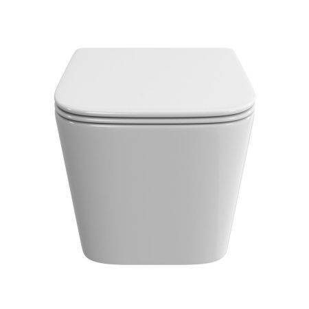 Унитаз подвесной BelBagno DUE BB5171CH-TOR/SC белый с сиденьем микролифт безободковый смыв торнадо