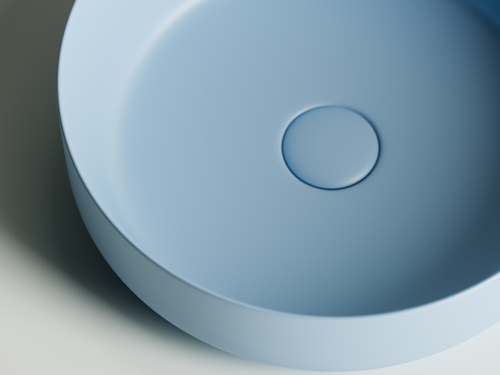Раковина Ceramica Nova ELEMENT 39 см CN6022ML накладная цвет голубой матовый - фото 4