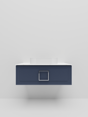 Тумба со столешницей La Fenice CUBO NFNC-01-CUB-BG-100-1-GG 100х50 подвесная цвет синий