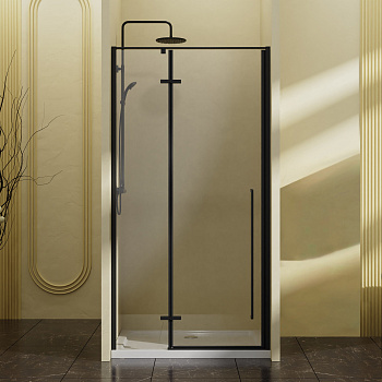 Душевая дверь Vincea Slim-N VDPH-5SN100CLB 100х195 стекло прозрачное профиль черный