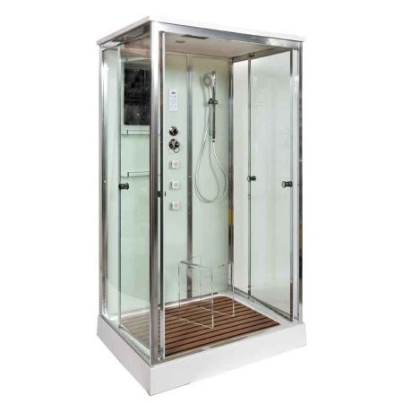 Душевая кабина AvaCan V1215 120х90 прямоугольная с крышей ориентация универсальная