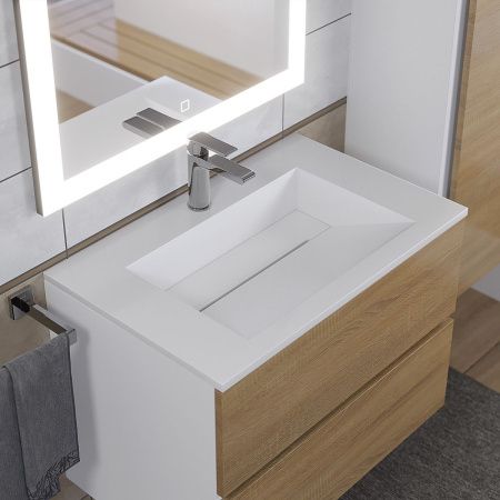 Тумба с раковиной Uperwood Barsa-Next 2900000094 70х50 цвет коричневый