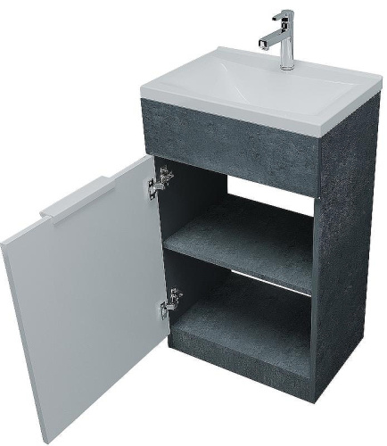 Тумба с раковиной 1MarKa Revo У99086 50х35х85 - фото 2