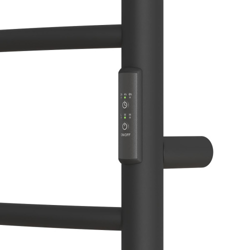Полотенцесушитель Point Сатурн PN90858B электрический черный - фото 4