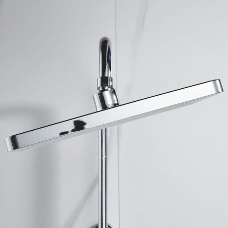 Душевая стойка Shevanik S6136 настенная цвет хром