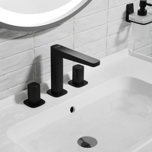 Смеситель WasserKRAFT Nuthe 9100 9135 встраиваемый черный - фото 2