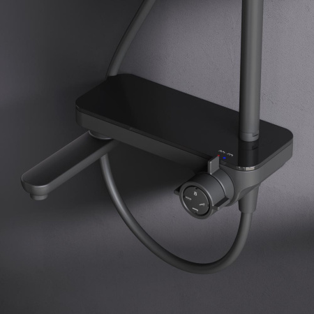 Душевая стойка Am.Pm Like F0780722 настенная цвет черный