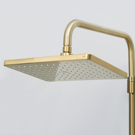 Душевая стойка WasserKRAFT Aisch A15501 настенная цвет золото