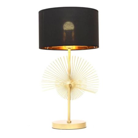 Настольная лампа Lumina Deco Fonti (Фонти) LDT 5534 GD+BK