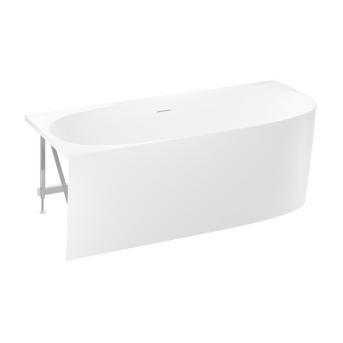 Ванна акриловая Wellsee Belle Spa 2.0 235805000 170х75 пристенная асимметричная с каркасом - фото 2 Ванна акриловая Wellsee Belle Spa 2.0 235805000 170х75 пристенная асимметричная с каркасом - фото 2