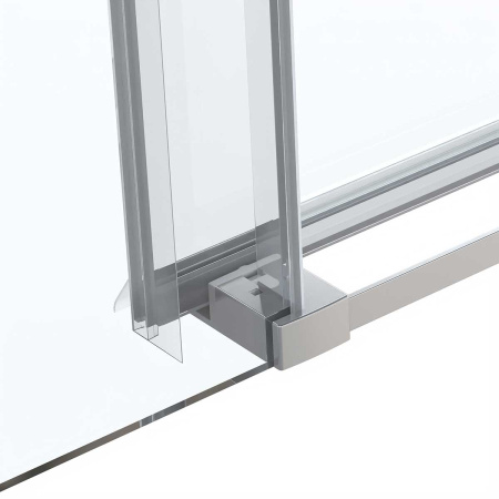 Душевой уголок Vincea Como Soft VSR-1CS8011CL 110х80 стекло прозрачное профиль хром глянцевый без поддона