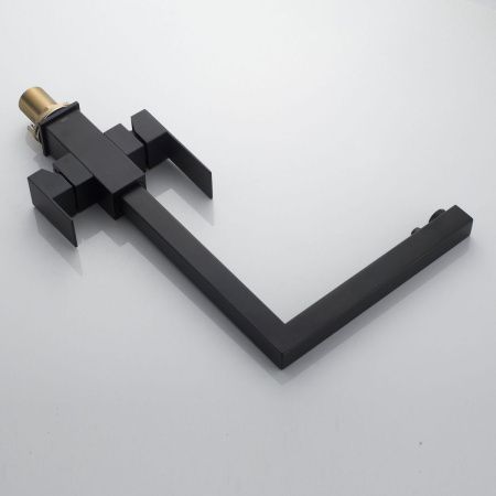 Смеситель для кухни Shevanik S148H на мойку черный