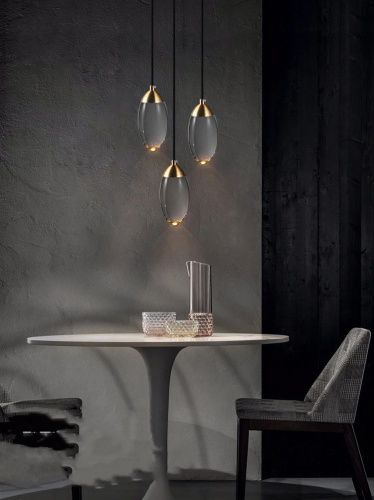 Светильник подвесной Delight Collection Celestial (Целестиал) MT8848-3H brass - фото 4