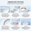 Унитаз подвесной Wellsee Pure BY Wellsee 182602001 белый с сиденьем микролифт безободковый каскадный смыв