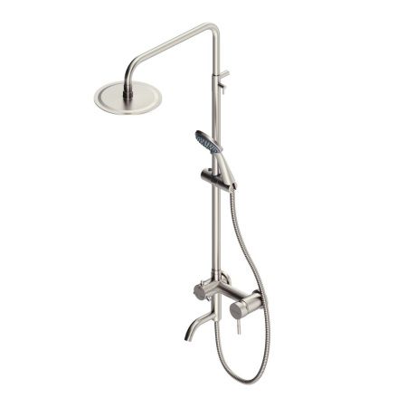 Душевая стойка Dorff Logic D0703000SS настенная цвет нержавеющая сталь