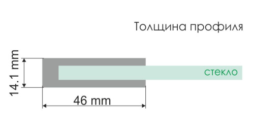 Боковая стенка WasserKRAFT Aller 10H 10H07-RP90 90x200 стекло прозрачное 8 мм - фото 4