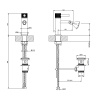 Смеситель Gessi Inciso 58007#031 на биде хром