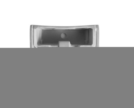 Раковина из сантехнического фарфора Orange B04-405w 40х40 накладная цвет белый