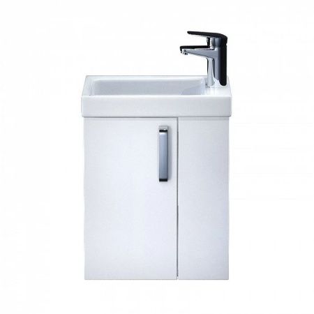 Тумба с раковиной Iddis Torr TOR40WRi95K 40х20 подвесная цвет белый