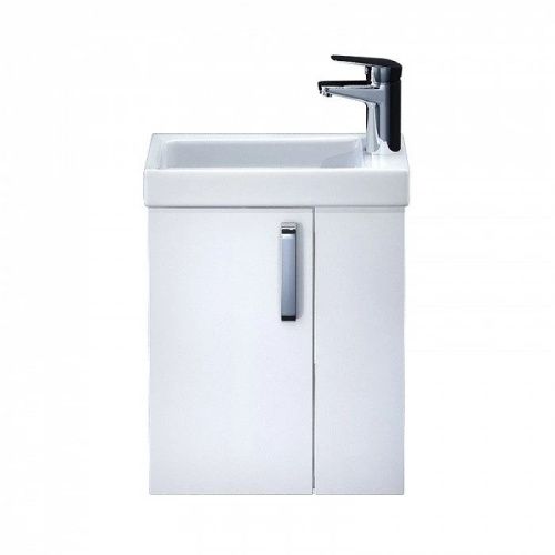 Тумба с раковиной IDDIS Torr TOR40WRi95K 39х21х60 подвесная цвет белый - фото 3