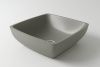 Раковина из искусственного камня Holbi JUPITER 1.02.007.11.3 40х40 накладная цвет серый