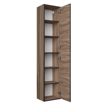 Шкаф-пенал Grossman Неро 303021 40х170 подвесной цвет коричневый