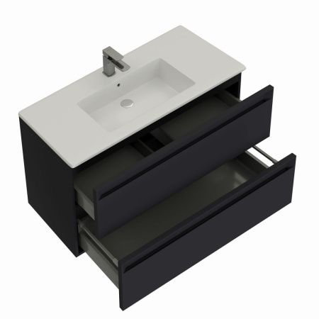 Тумба под раковину Allen Brau Eclipse 2.0 1.E1001.AM 2.0 60х50 подвесная цвет черный