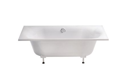 Ванна из литьевго мрамора Astra-Form Лира 01010020 170х75 пристенная прямоугольная с ножками