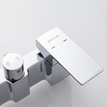 Душевая стойка Shevanik S9636 настенная цвет хром