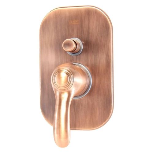 Смеситель для ванны и душа Webert Aurora AU860101060 встраиваемый в стену медь - фото 2