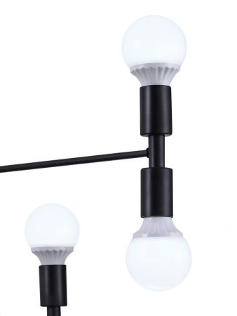 Люстра на штанге Natali Kovaltseva Loft Lux (Лофт Лукс) LOFT LUX 75129/8C BLACK