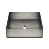 Раковина из нержавеющей стали Gessi Gessi316 54605#239 40х40 накладной цвет никель без отверстий под смеситель
