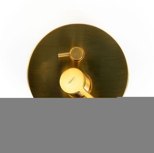 Смеситель Emmevi Filobrass 85029/ORS встраиваемый в стену золото - фото 4