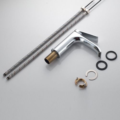 Смеситель Shevanik S4101 на раковину хром - фото 4