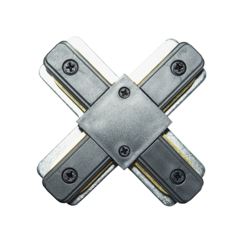 Коннектор X образный к однофазному шинопроводу черный SignImpress SI-CT1-X-B - фото 2