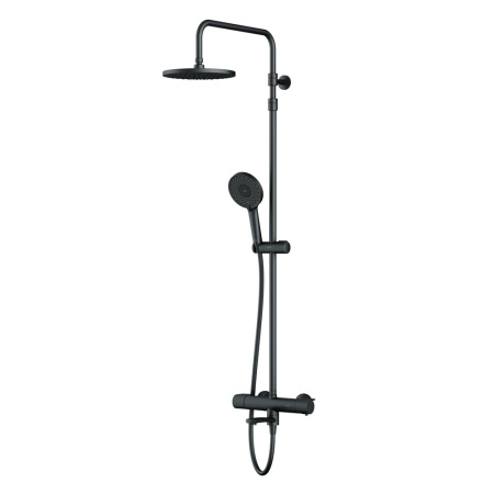 Душевая стойка Am.Pm X-Joy F0785A522 настенная цвет черный с термостатом