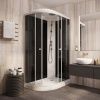 Душевая кабина Parly Classic EC1231R 120х80 асимметричная с крышей ориентация левая