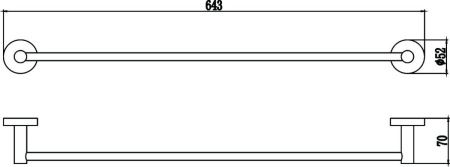 Полотенцедержатель Savol S-608724