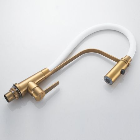 Смеситель для кухни Shevanik S943G-1 на мойку золото