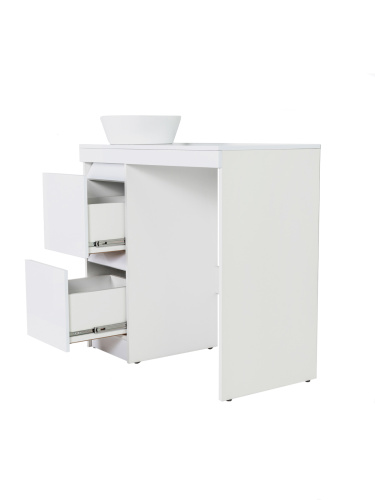Тумба с раковиной Orange Sistema STM-100TUW+RA 100x49,8x103 - фото 5