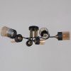 Люстра потолочная Reluce 48460-0.3-06 BK+COPPER