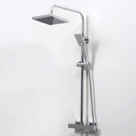 Душевая стойка WasserKRAFT A15502 настенная цвет хром с термостатом