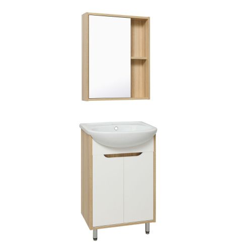 Зеркало-шкаф RUNO ЭКО УТ000001833 52х65 подвесной цвет зеленый - фото 4